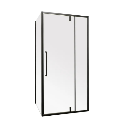 Душевая кабина без поддона Mixxus Premium BEVEL SC01-100x80x195-TR Black прозрачное стекло 6мм (MI6870) - 1