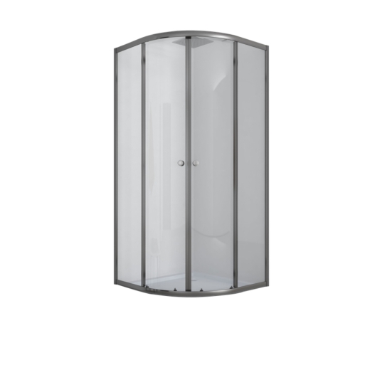 Душевая кабина без поддона Mixxus PLAIN SC01-90x90x185-TR GRAPHITE прозрачное стекло 4мм (MI6902) - 5