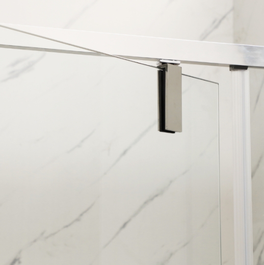 Душевая кабина без поддона Mixxus Premium BEVEL SC01-100x80x195-TR Chrome прозрачное стекло 6мм (MI6869) - 4