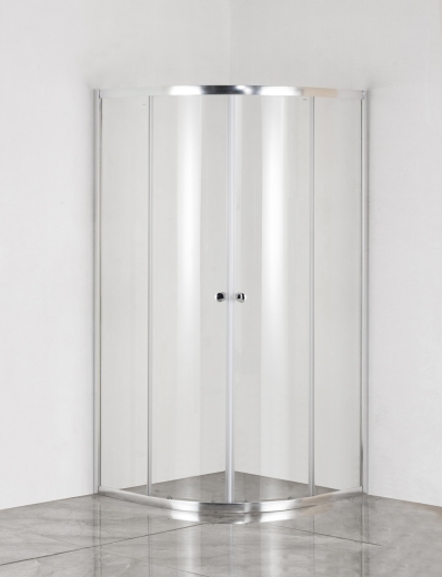 Душевая кабина без поддона Mixxus PLAIN SC01-90x90x185-TR CHROME прозрачное стекло 4мм (MI6899) - 7