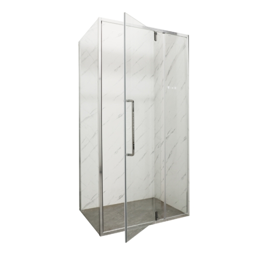 Душова кабіна без піддону Mixxus Premium BEVEL SC01-120x80x195-TR Chrome прозоре скло 6мм (MI6871) - 2