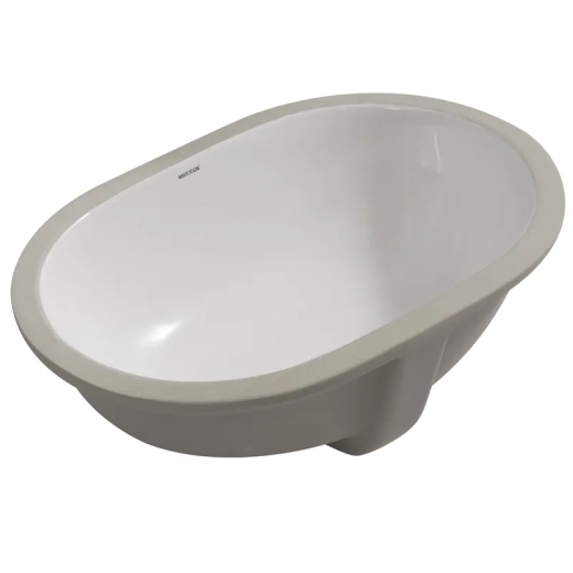 Раковина врезная под столешницу MIXXUS PREMIUM ELLIPSE-1701 570х385х205mm с переливом (MP6566) - 1