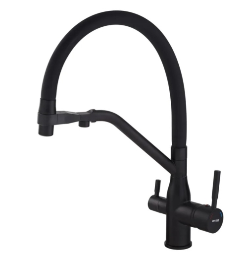 Змішувач для кухні MixxusPremium Gravity 021 BLACK REFL.BLACK (MI6978) - 1