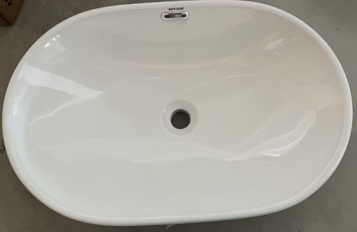 Раковина врезная на столешницу Mixxus Premium ELLIPSE-1601 600х400х190mm с переливом (MP6569) - 4