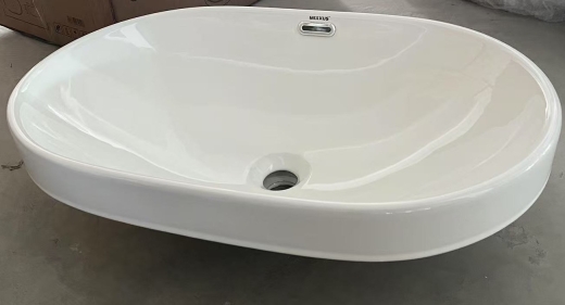 Раковина врезная на столешницу Mixxus Premium ELLIPSE-1601 600х400х190mm с переливом (MP6569) - 5