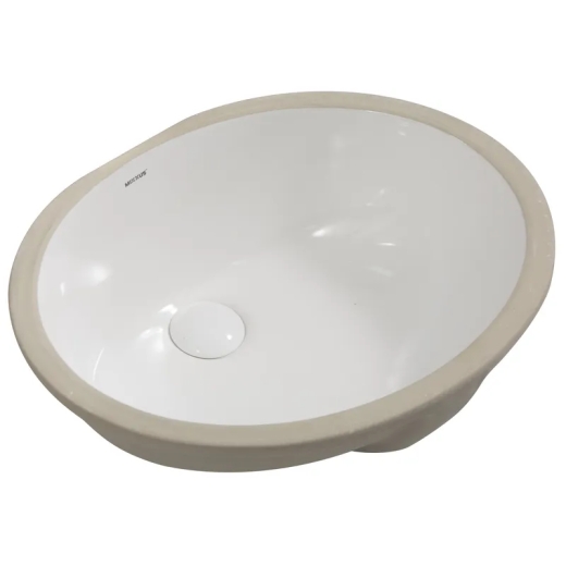 Раковина врізна під стільницю MIXXUS PREMIUM TOPPER-1701 495х405х205mm з переливом (MP6568) - 1