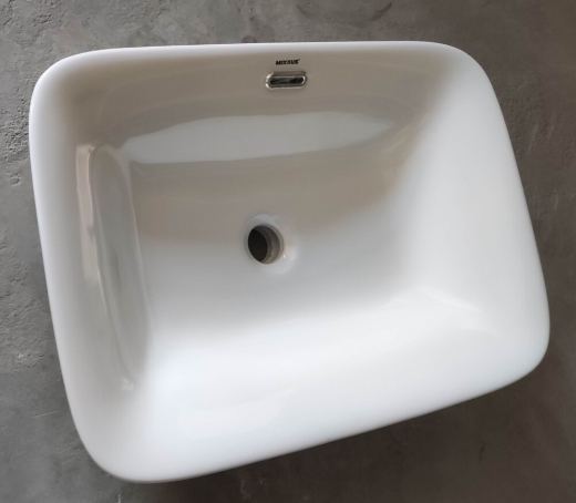 Раковина врізна на стільницю Mixxus Premium STYLE-1601 590х420х180mm з переливом (MP6570) - 3