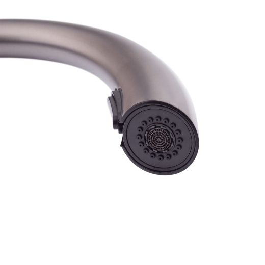 Смеситель для кухни с выдвижным изливом Mixxus Premium WARTA 014 GRAPHITE (MI6957) - 5