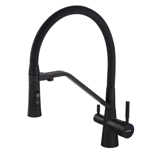 Змішувач для кухні Mixxus Premium Magnet 021 BLACK REFL.BLACK (MI6974) - 1