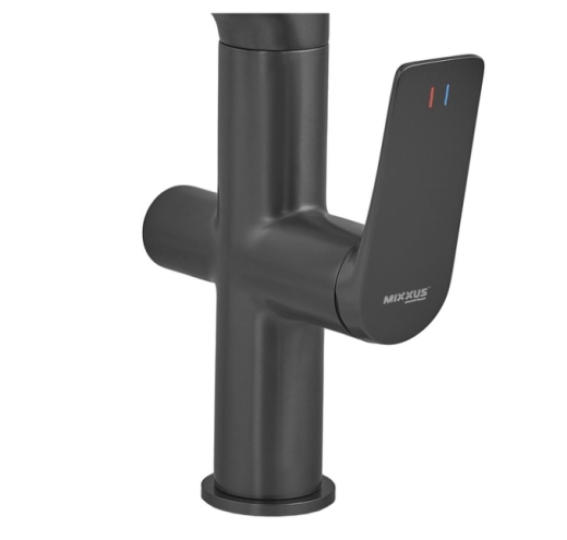 Змішувач для кухні Mixxus Premium DERBY 021 (NUT) BLACK REFL.BLACK з виходом для питної води (MI6606) - 3