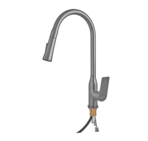 Змішувач для кухні Mixxus Premium DERBY 014 (NUT) GRAPHITE (MI6611) - 2