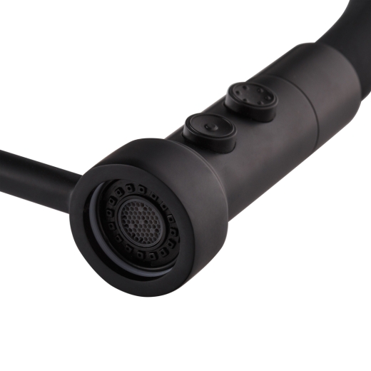 Смеситель для кухни Mixxus Premium Summer 017 BLACK REFL.BLACK (MI6961) - 3