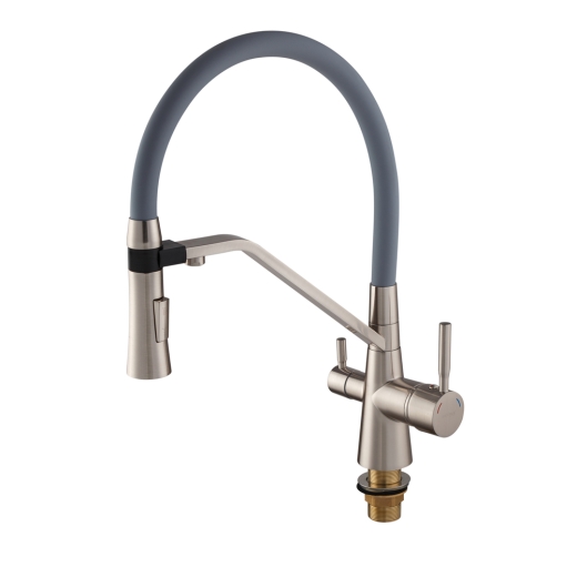 Змішувач для кухні Mixxus Premium Magnet 021 SS COLOR REFL.GREY (MI6976) - 2