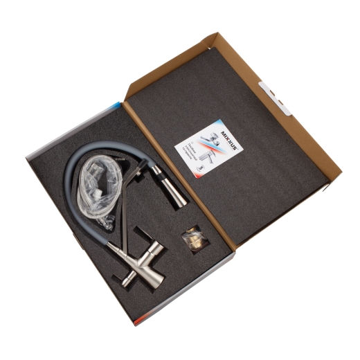 Змішувач для кухні Mixxus Premium Magnet 021 SS COLOR REFL.GREY (MI6976) - 6