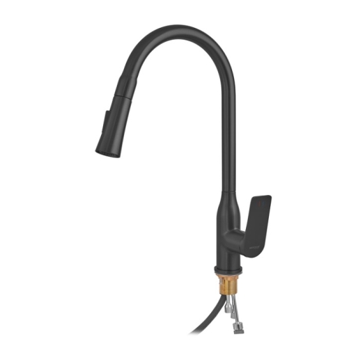Змішувач для кухні Mixxus Premium DERBY 014 (NUT) BLACK (MI6605) - 2
