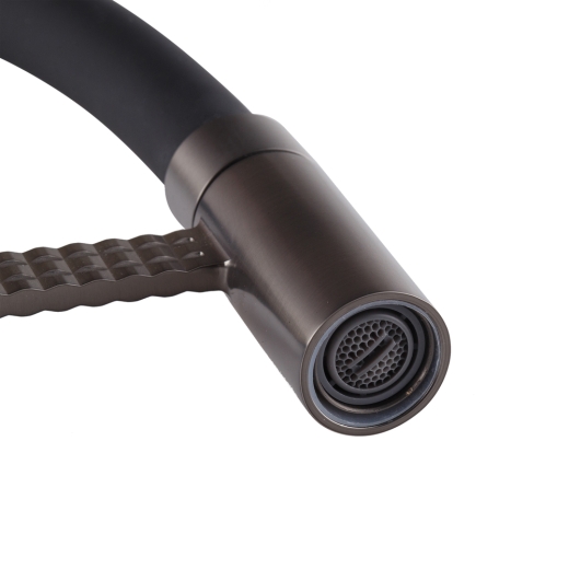 Смеситель для кухни Mixxus Premium Oliwer 017 GRAPHITE REFL.BLACK (MI6967) - 2