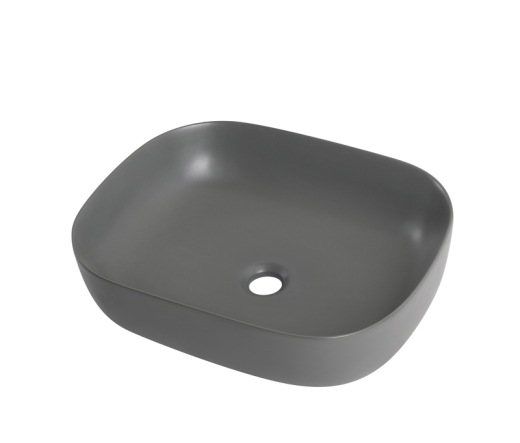 Раковина накладная Mixxus Premium DIVERSE-0115 GRAY 490x395x135mm (MP6650) - 5