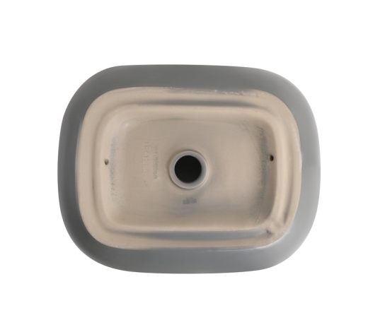 Раковина накладная Mixxus Premium DIVERSE-0115 GRAY 490x395x135mm (MP6650) - 7