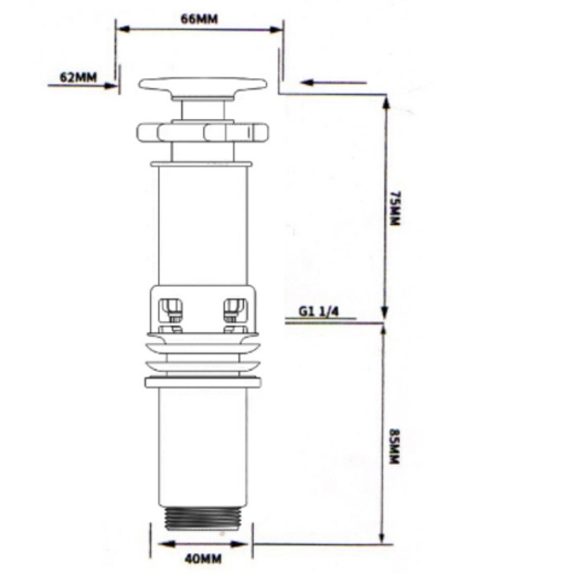 Раковина накладна Mixxus Premium STYLE-0201 520х375х140mm з донним клапаном та отвором під змішувач (MP6511) - 3