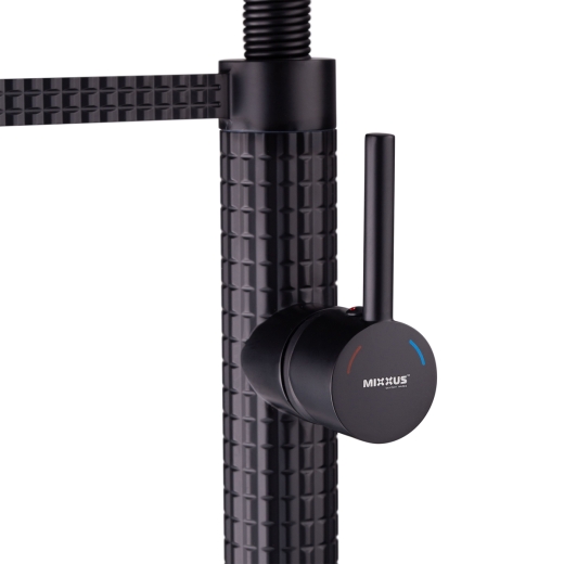 Смеситель для кухни Mixxus Premium Spark 017 BLACK (MI6969) - 6