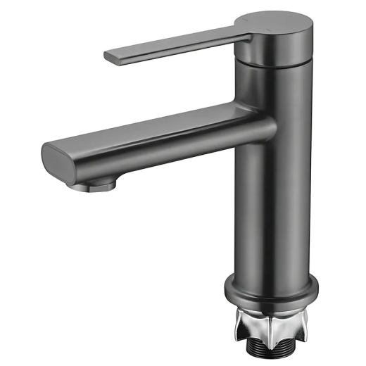 Смеситель для умывальника Mixxus Lord 001 Nut Graphite (Цвет графит) (MI7137) - 1
