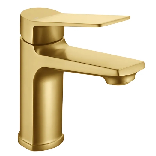 Смеситель для умывальника Mixxus Wilson 001 Brushed Gold (Цвет матового золота) (MI7128) - 1