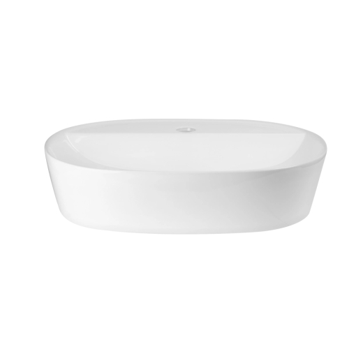 Раковина накладна Mixxus Premium ELLIPSE-0203 510х375х120mm з отвором під змішувач (MP6678) - 4