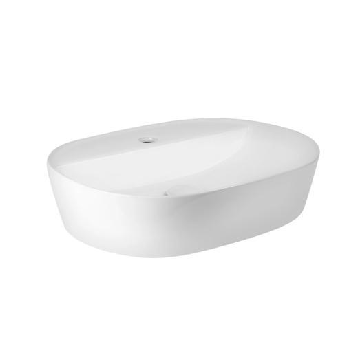 Раковина накладна Mixxus Premium ELLIPSE-0203 510х375х120mm з отвором під змішувач (MP6678) - 6