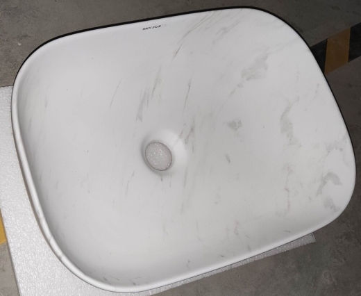 Раковина накладна Mixxus Premium DIVERSE-0112 MARBLE 455х325х135mm (MP6543) - 5