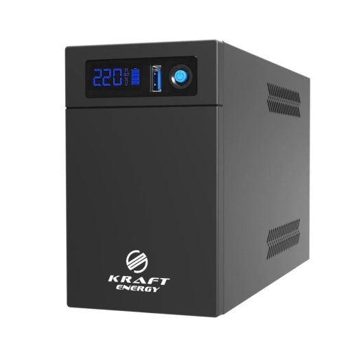 Джерело безперебійного живлення Kraft KRF-1200VA/720W(LED)LiFePO4 UPS (42-00166) - 1