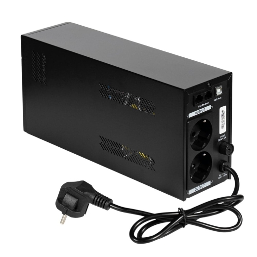 Источник бесперебойного питания Kraft KRF-1200VA/720W(LED)LiFePO4 UPS (42-00166) - 5