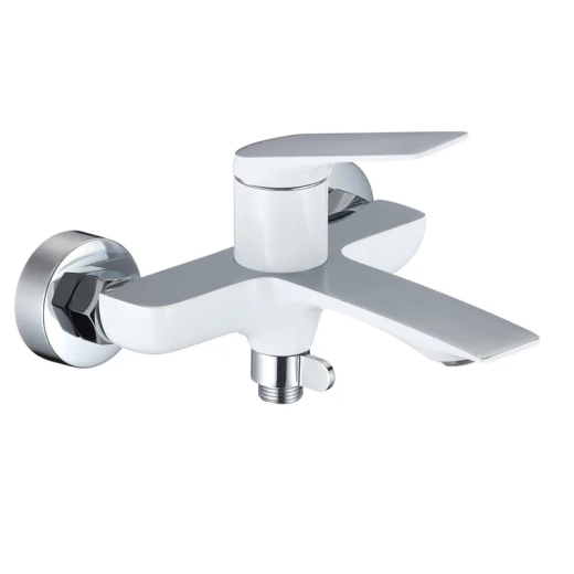 Смеситель для ванны Mixxus Premium DERBY 009 (EURO) WHITE-CHROME (MI6615) - 1