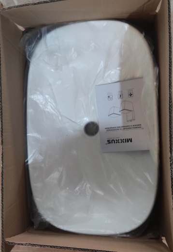 Раковина накладная Mixxus Premium BEVEL-0105 610х375х120mm (MP6524) - 7