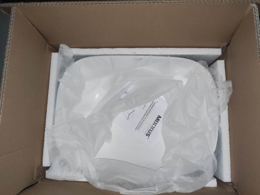 Раковина накладная Mixxus Premium DIVERSE-0112 WHITE-BLACK 455х325х135mm (MP6542) - 8