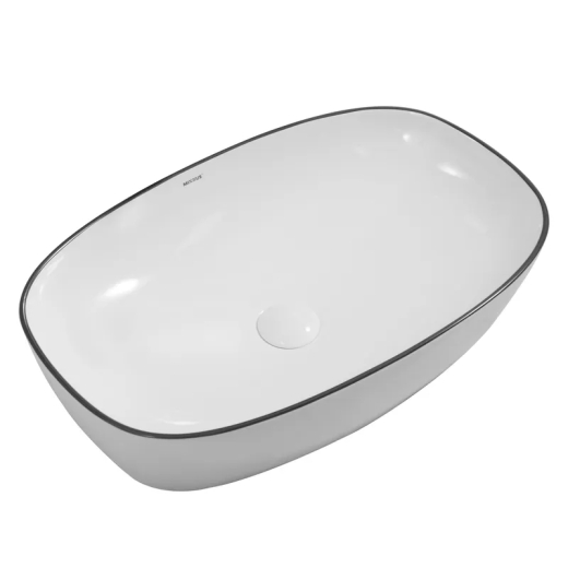 Раковина накладна Mixxus Premium DIVERSE-0111 EDGE BLACK 600х380х140mm (MP6562) - 1