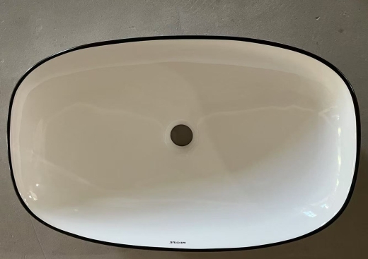 Раковина накладна Mixxus Premium DIVERSE-0111 EDGE BLACK 600х380х140mm (MP6562) - 5