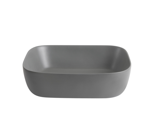 Раковина накладна Mixxus Premium DIVERSE-0116 GRAY 455x330x135mm (MP6651) - 5