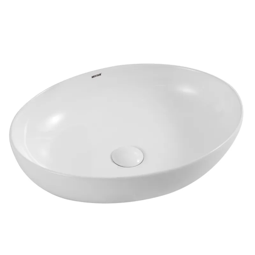 Раковина накладна Mixxus Premium ELLIPSE-0102 515х400х130mm (MP6551) - 1