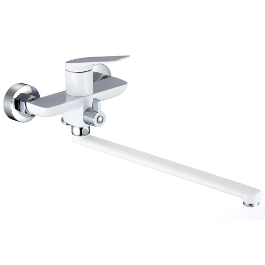 Смеситель для ванны Mixxus Premium DERBY 006 (EURO) WHITE-CHROME (MI6614) - 1