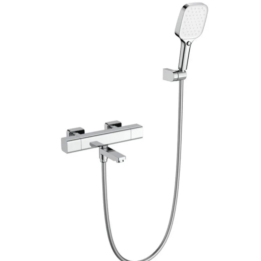 Смеситель для ванны Mixxus Premium VIRGO 009 (EURO) термостатический, с коротким изливом (MI6644) - 1