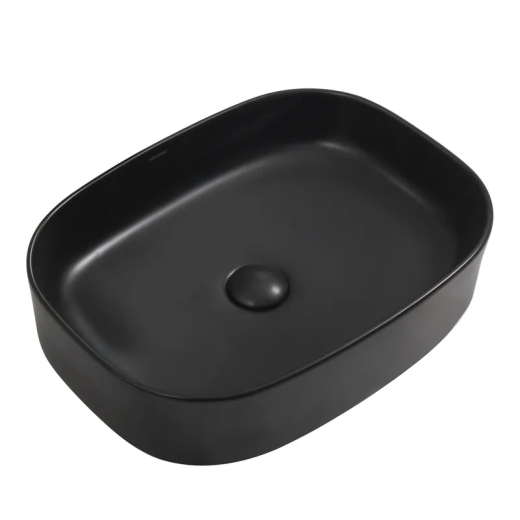 Раковина накладная Mixxus Premium BEVEL-0103 BLACK 510х370х120mm (MP6520) - 1