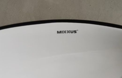 Раковина накладная MIXXUS PREMIUM ELLIPSE-0108 EDGE BLACK 400х330х145mm (MP6527) - 6