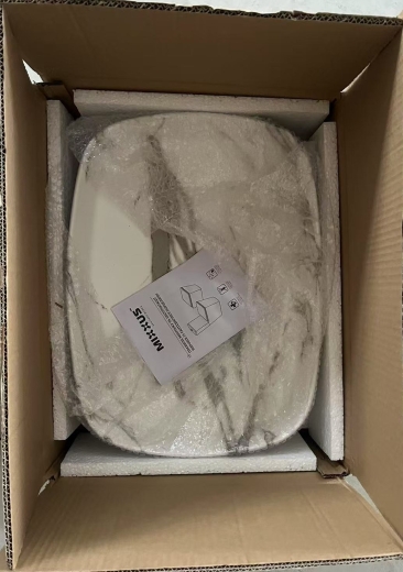 Раковина накладна Mixxus Premium BEVEL-0102 MARBLE 495х370х135mm (MP6519) - 8