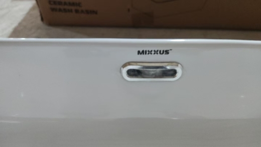 Раковина накладна Mixxus Premium QUADRO-0209 600х370х140mm з переливом (MP6522) - 7