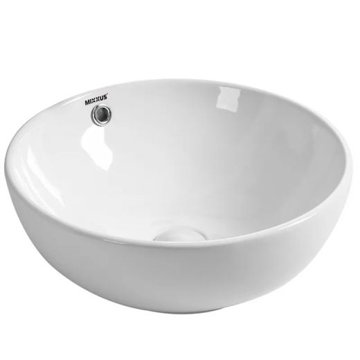 Раковина накладна Mixxus Premium ELLIPSE-0205 430х430х175mm з переливом (MP6530) - 1