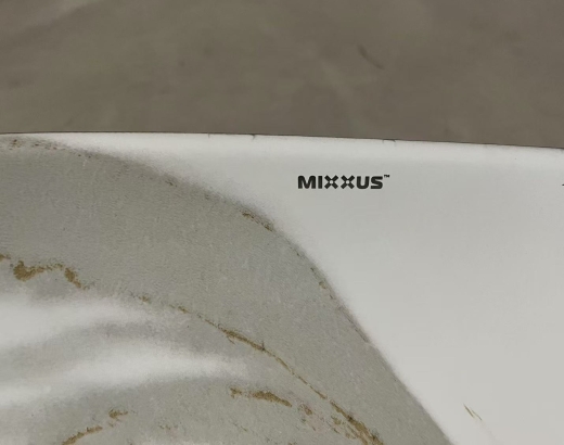 Раковина накладная MIXXUS PREMIUM ELLIPSE-0105 MARBLE-BLACK 600х400х150mm (MP6565) - 6