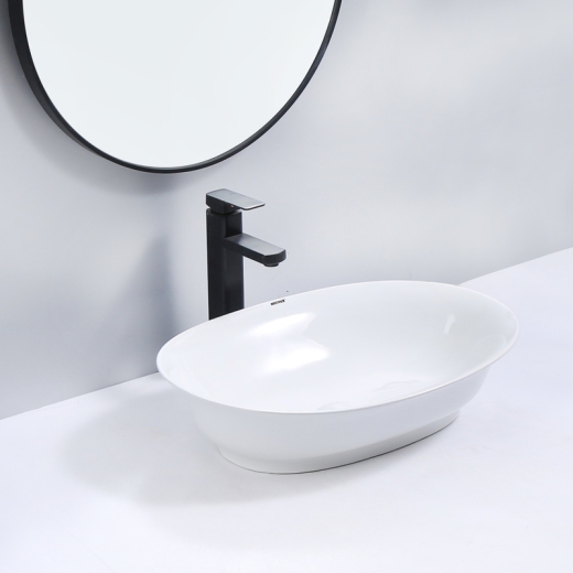Раковина накладна Mixxus Premium ELLIPSE-0103 550х390х140mm (MP6553) - 3