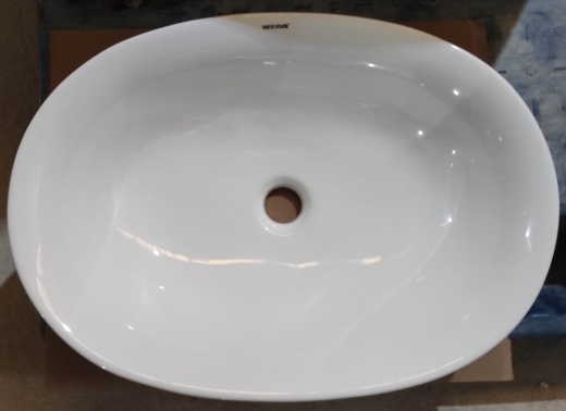 Раковина накладна Mixxus Premium ELLIPSE-0103 550х390х140mm (MP6553) - 4