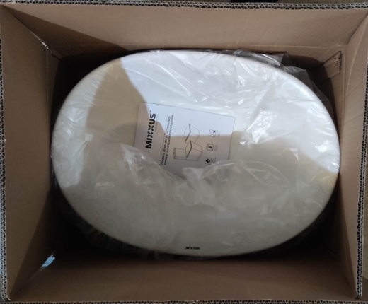 Раковина накладна Mixxus Premium ELLIPSE-0103 550х390х140mm (MP6553) - 7