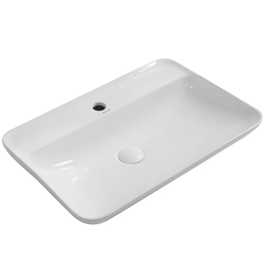 Раковина накладна Mixxus Premium BEVEL-0203 600х405х120mm з отвором під змішувач (MP6513) - 1